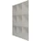 Ekena Millwork 11 7/8in. W x 11 7/8in. H Benson EnduraWall Decorative 3D Wall Panel Covers 0.98 Sq. Ft. WP12X12BEBCO - alternate 3